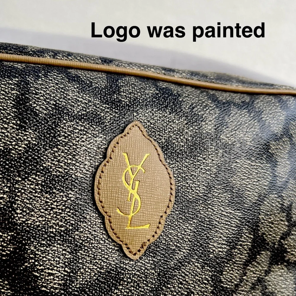 YSL Clutch Bag Giraffe Print Yves Saint Laurent - Picture 7 of 7